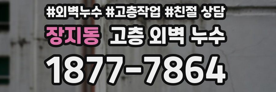 장지동 고층 외벽 누수