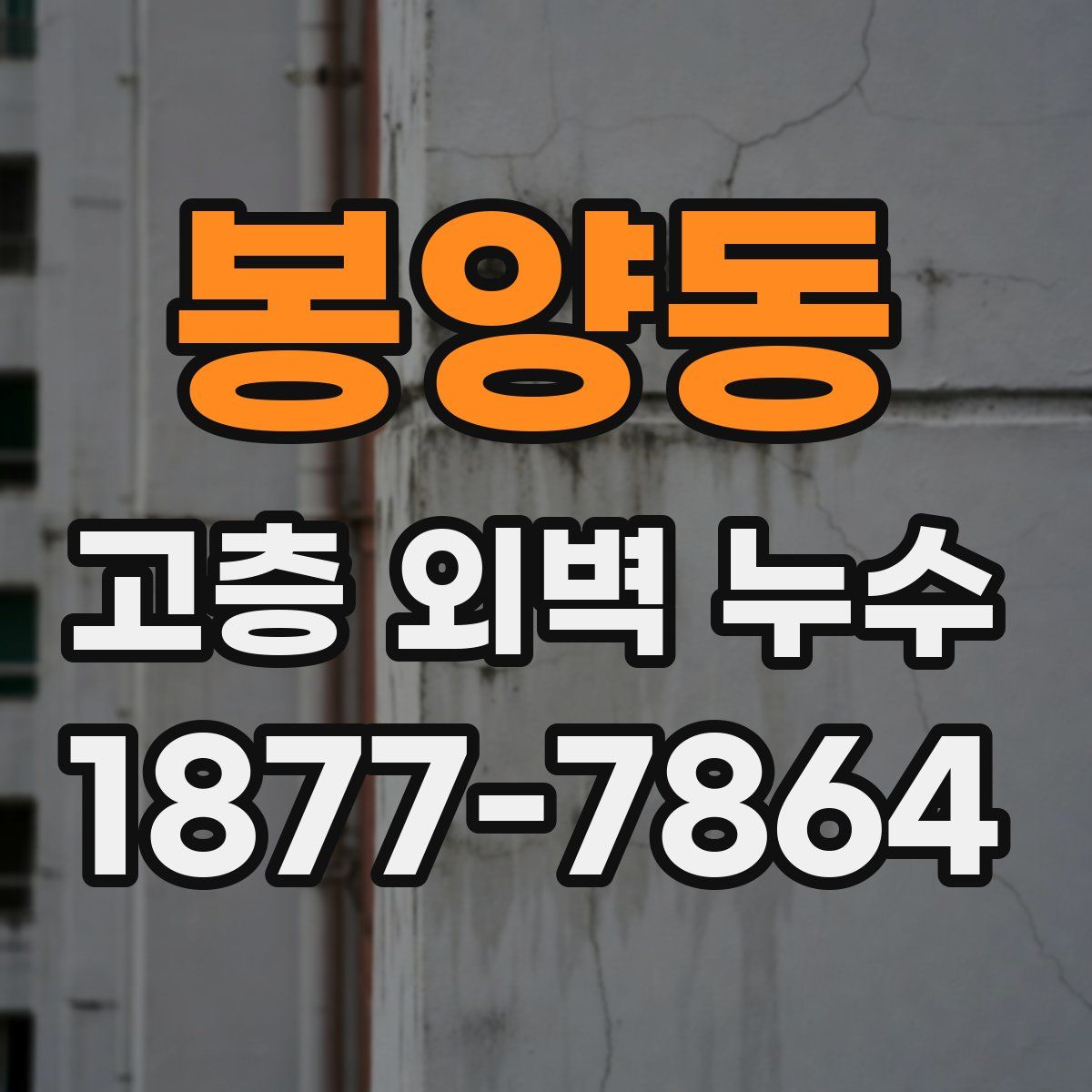 봉양동 고층 외벽 누수