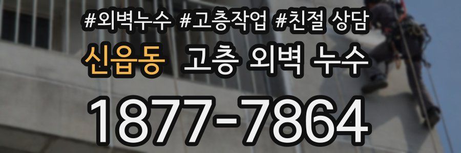 신읍동 고층 외벽 누수