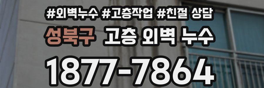 성북구 고층 외벽 누수