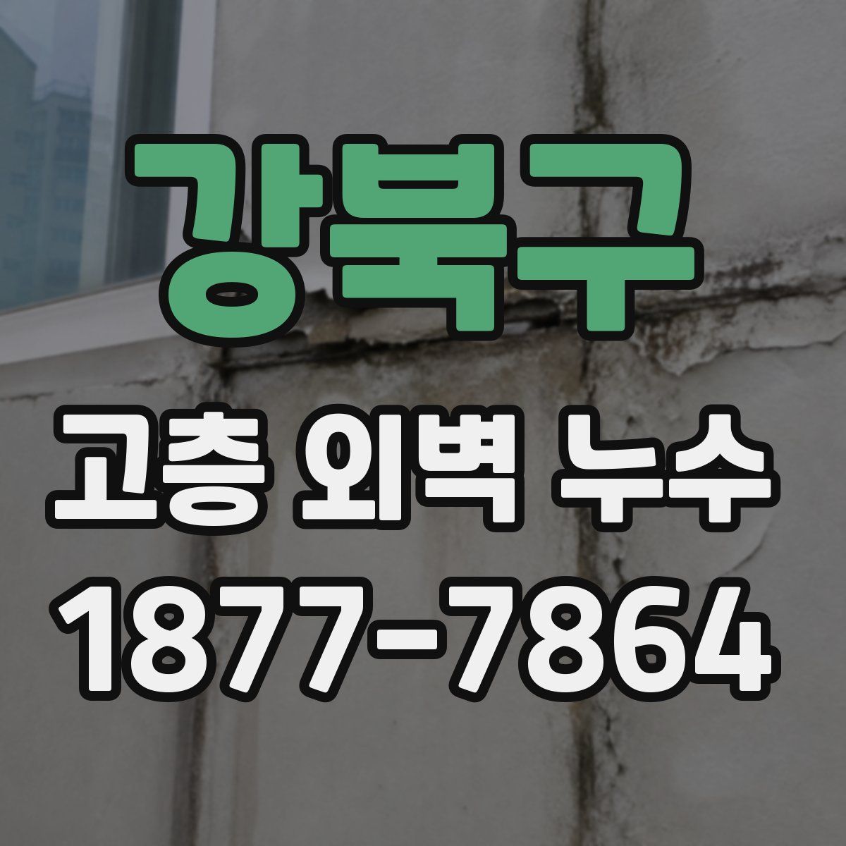 강북구 고층 외벽 누수