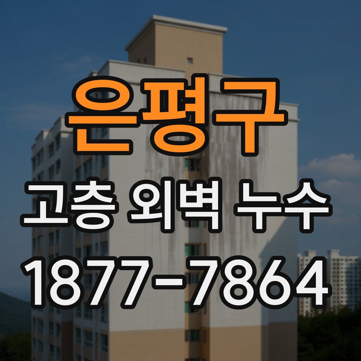 은평구 고층 외벽 누수