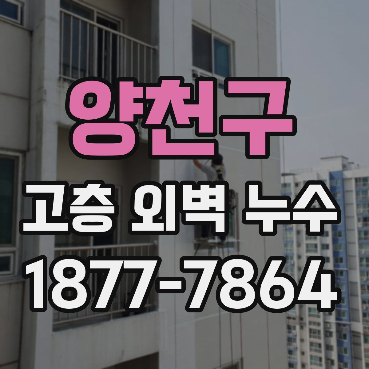 양천구 고층 외벽 누수