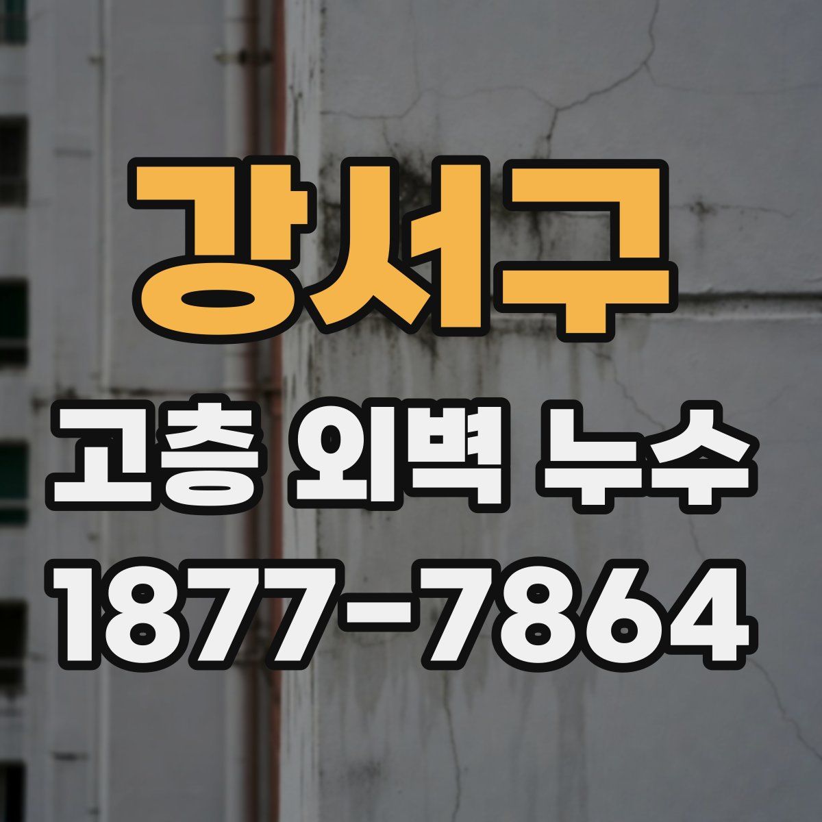 강서구 고층 외벽 누수