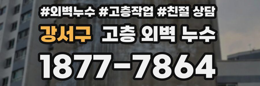 강서구 고층 외벽 누수