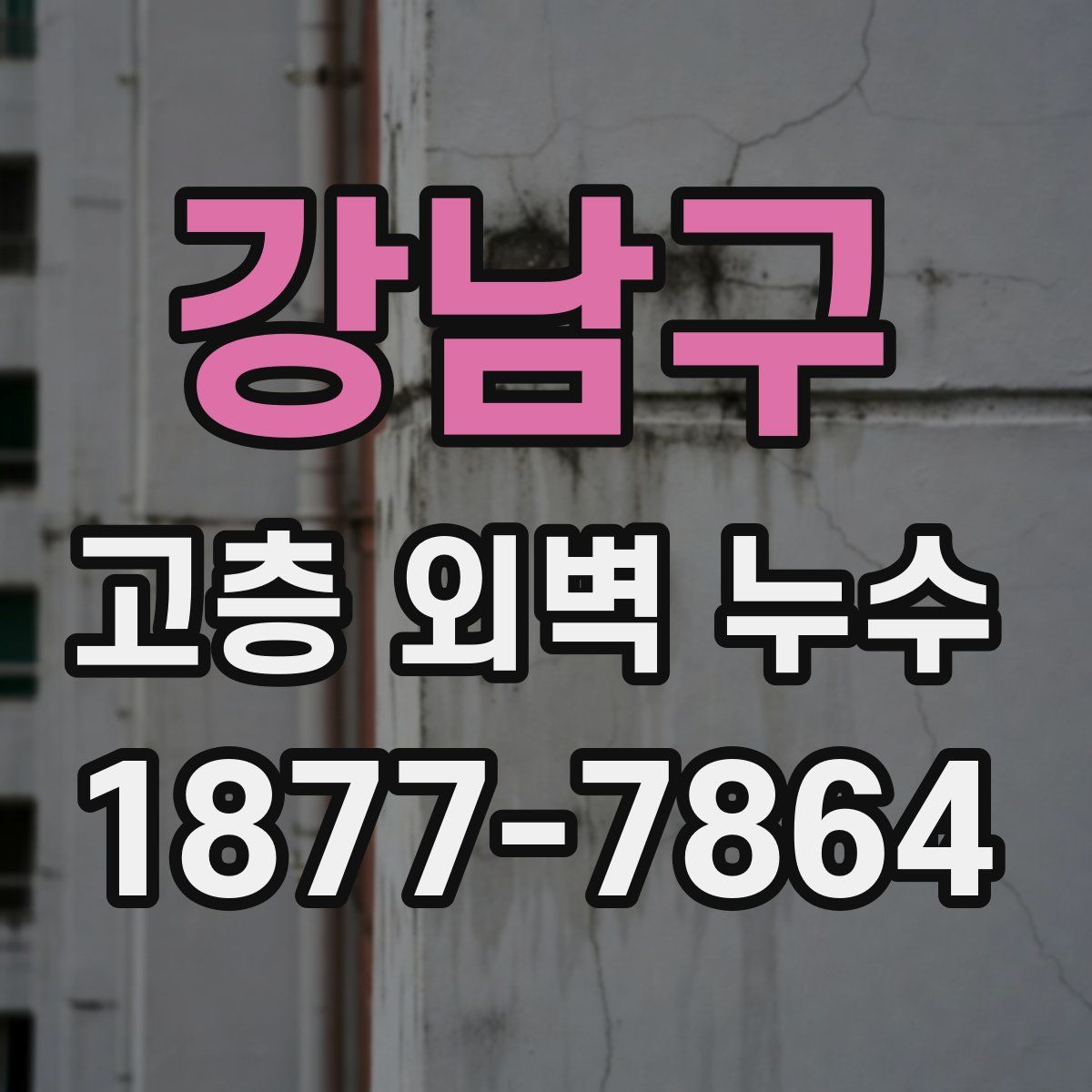 강남구 고층 외벽 누수