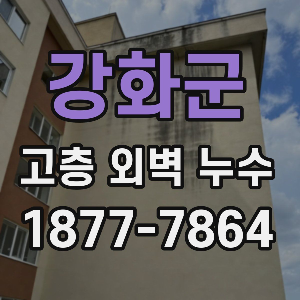 강화군 고층 외벽 누수