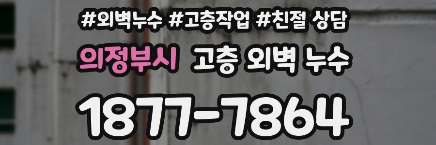 의정부시 고층 외벽 누수