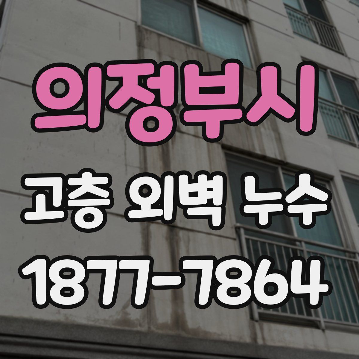 의정부시 고층 외벽 누수