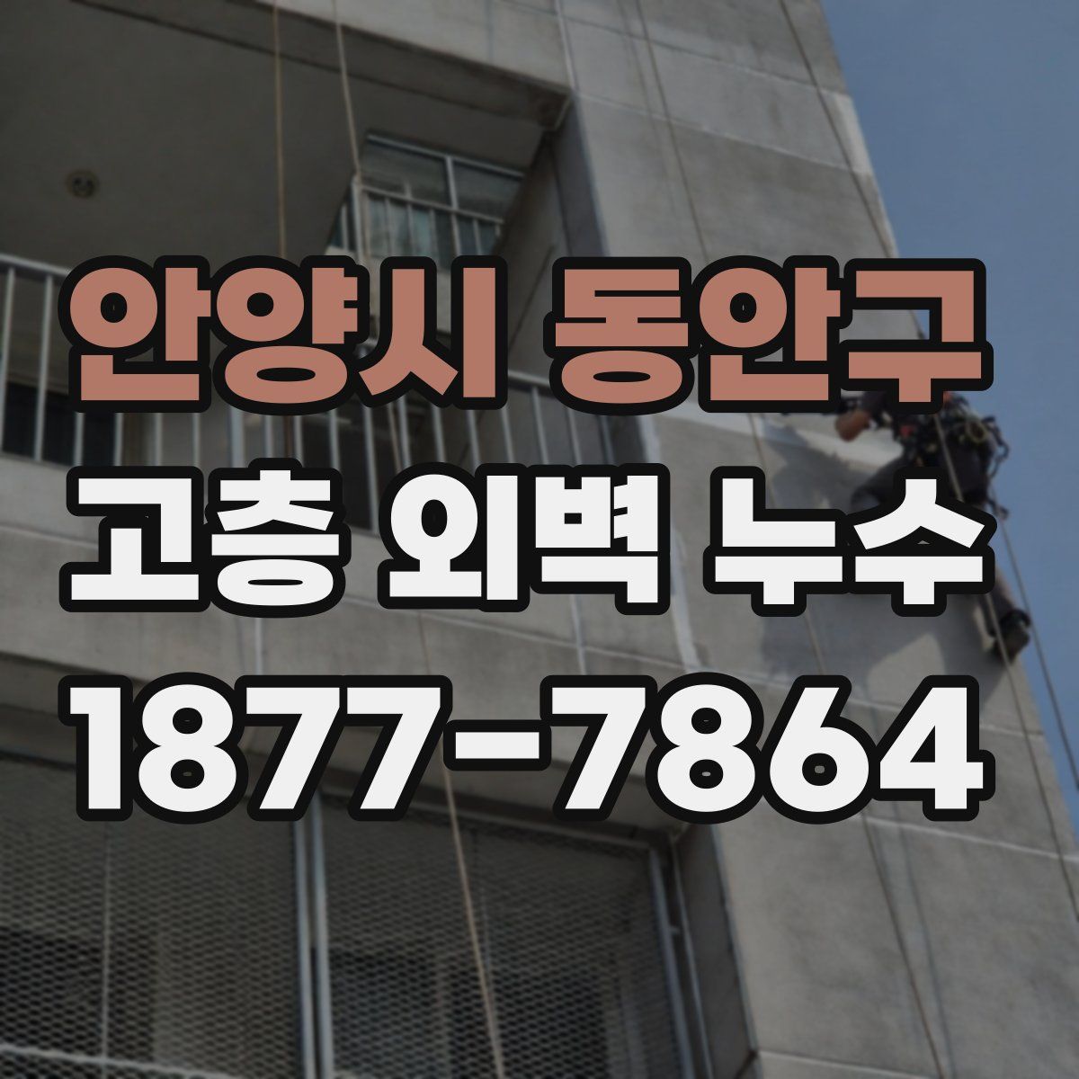 안양시 동안구 고층 외벽 누수