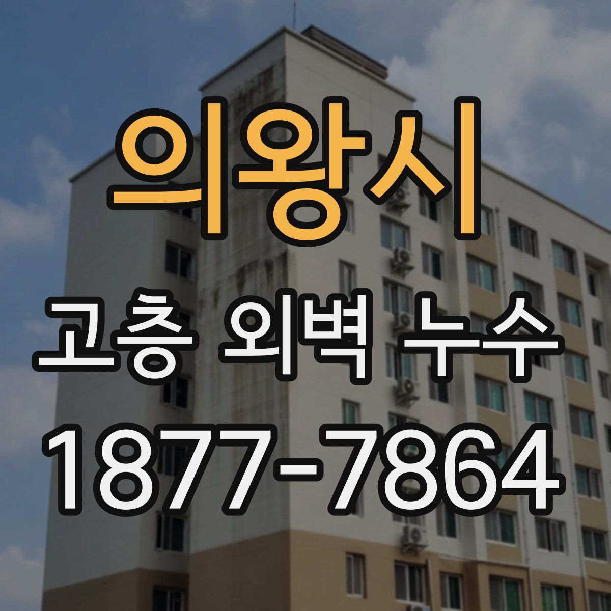의왕시 고층 외벽 누수