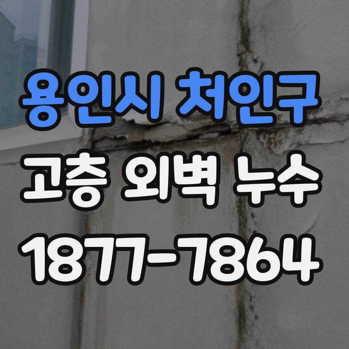 용인시 처인구 고층 외벽 누수