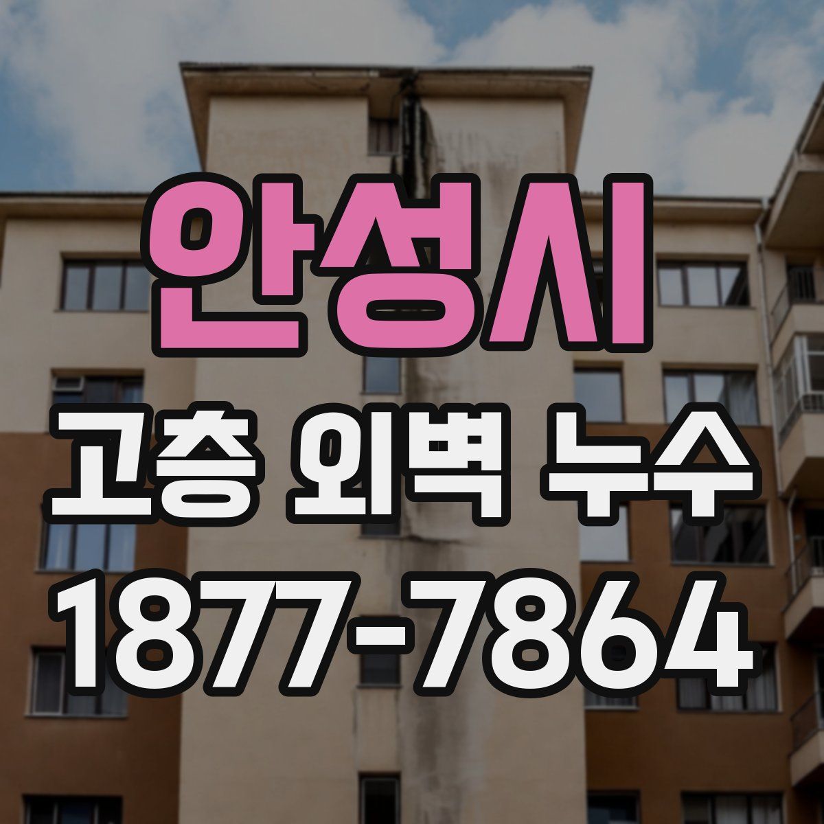 안성시 고층 외벽 누수