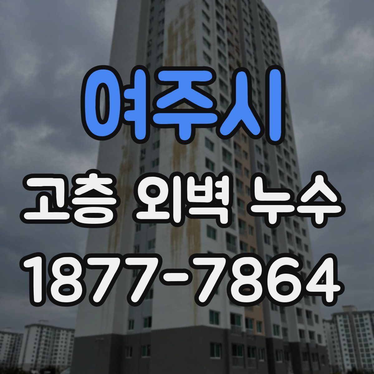 여주시 고층 외벽 누수