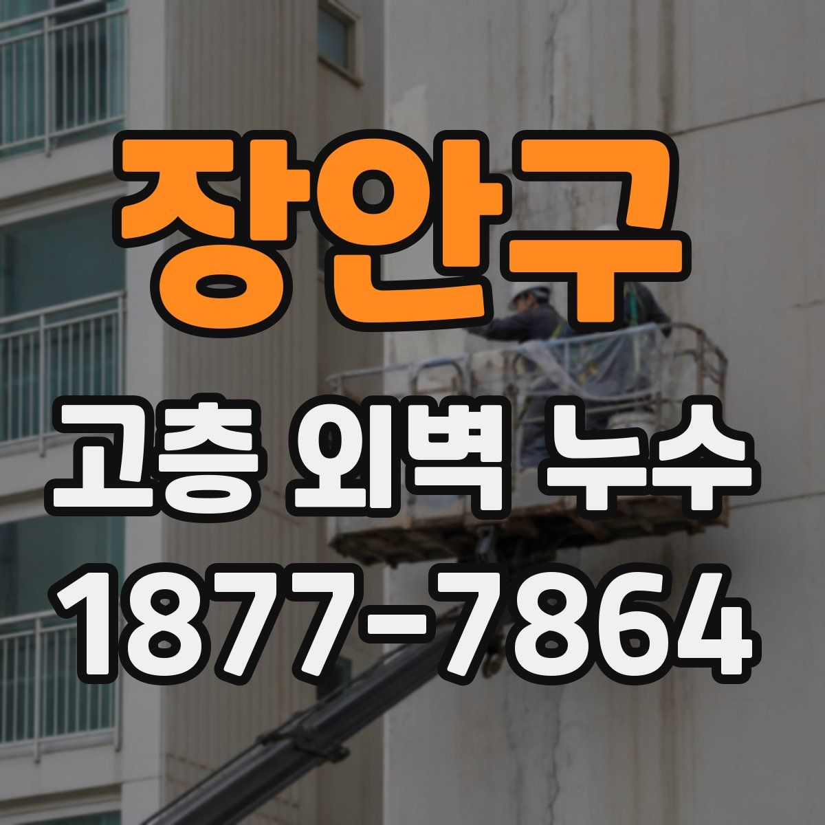 장안구 고층 외벽 누수