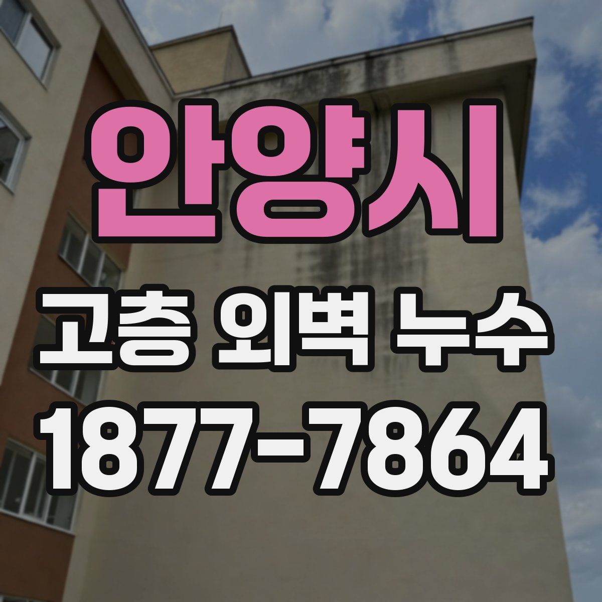 안양시 고층 외벽 누수