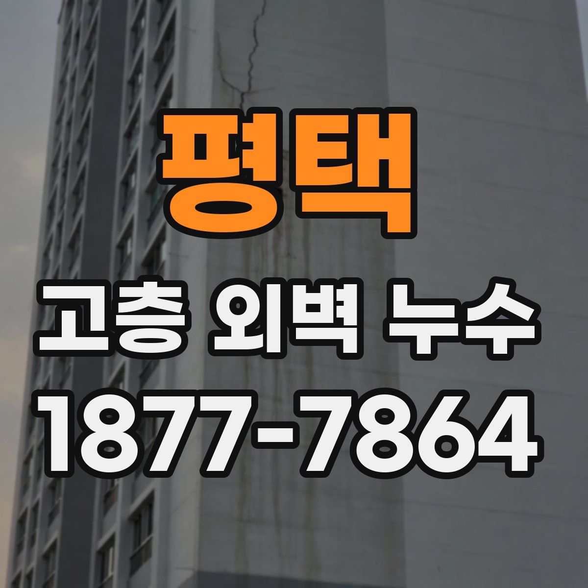 평택 고층 외벽 누수