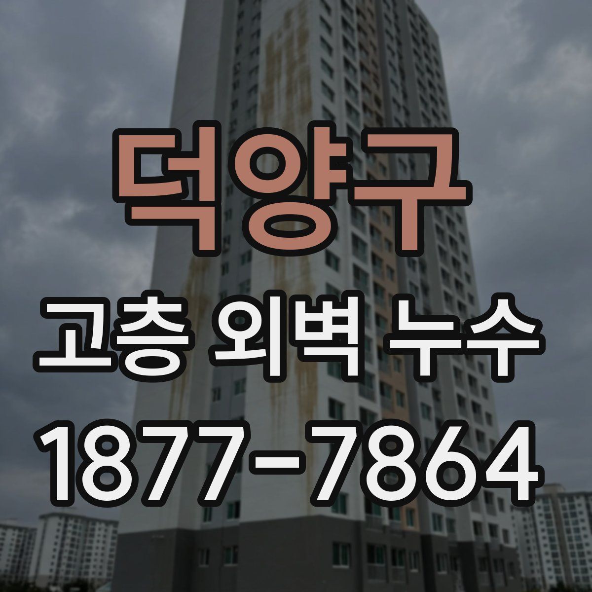 덕양구 고층 외벽 누수