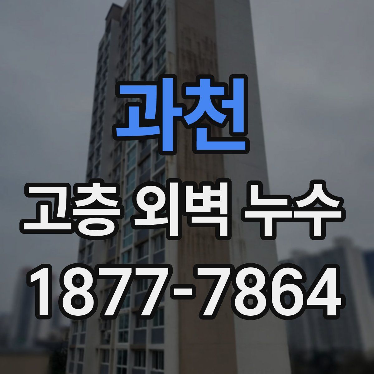 과천 고층 외벽 누수