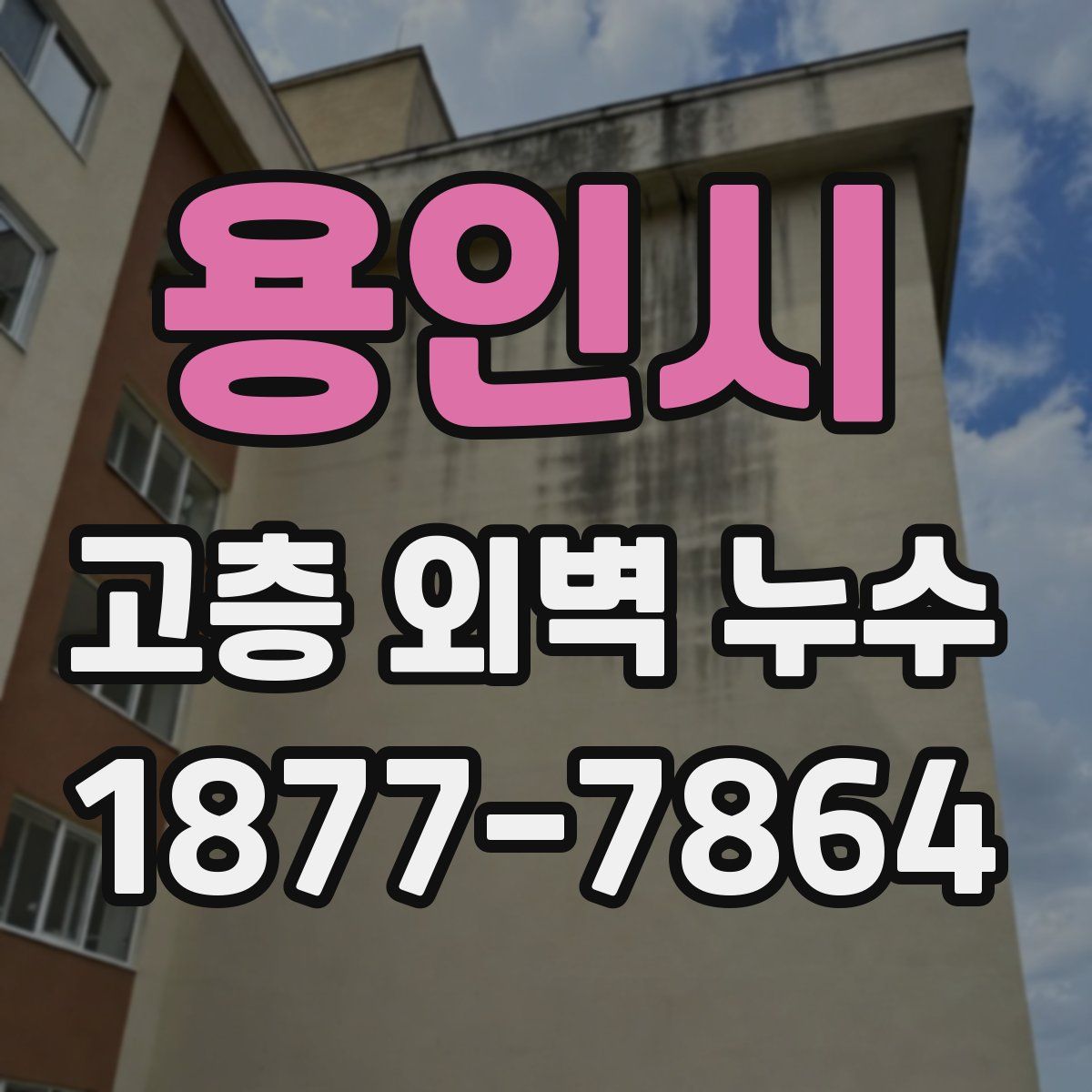 용인시 고층 외벽 누수