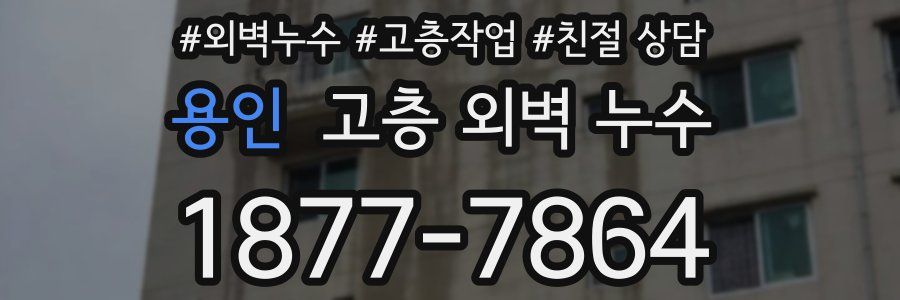 용인 고층 외벽 누수