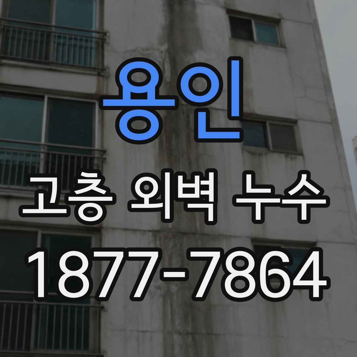 용인 고층 외벽 누수