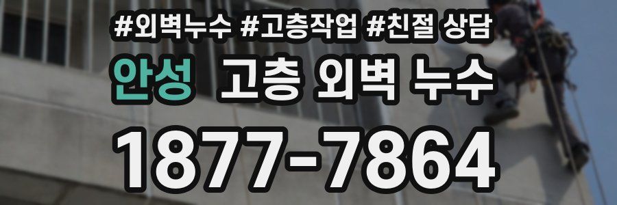 안성 고층 외벽 누수