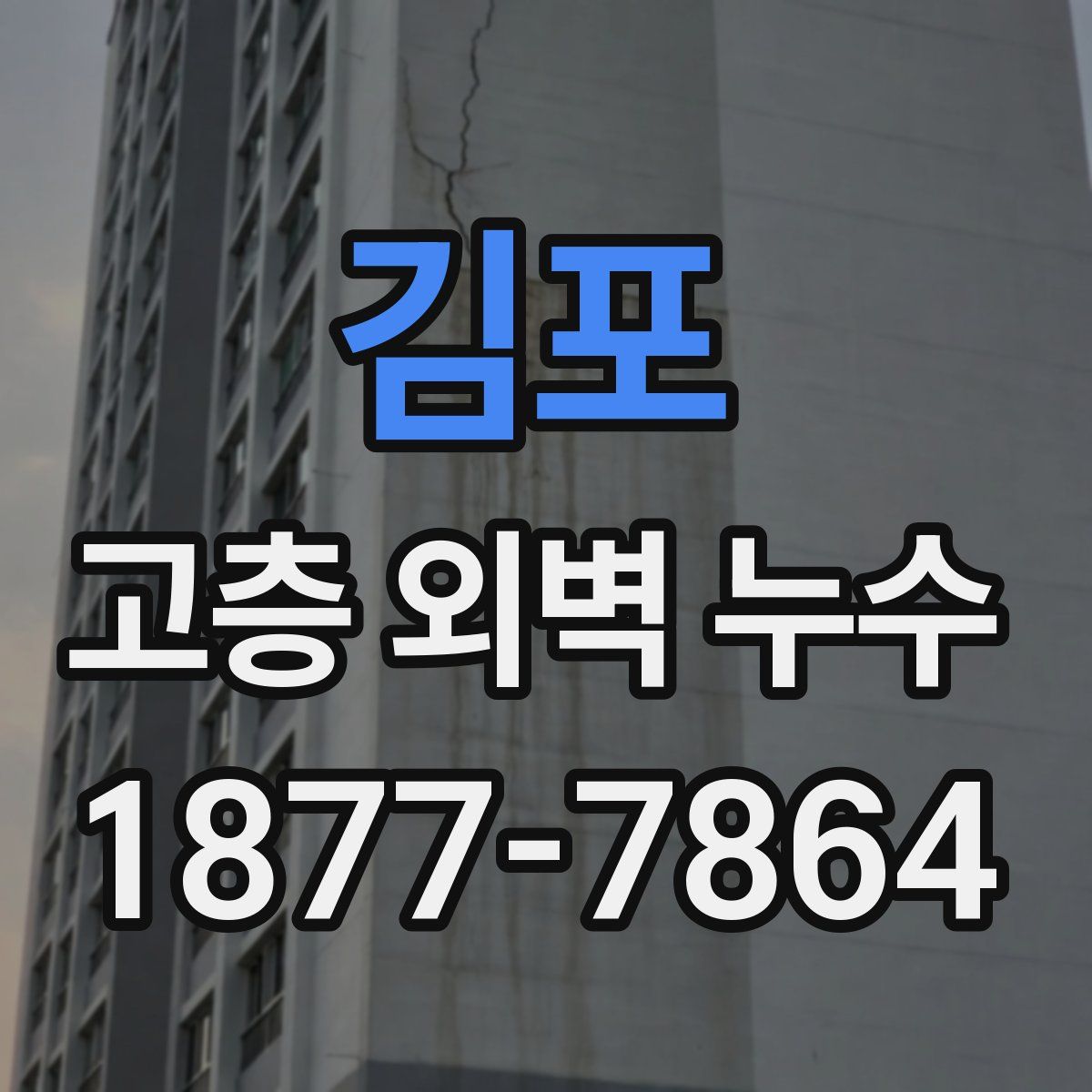 김포 고층 외벽 누수