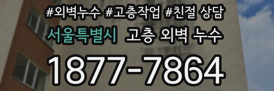 서울특별시 고층 외벽 누수