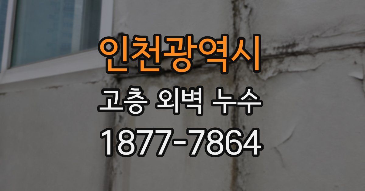 인천광역시 고층 외벽 누수
