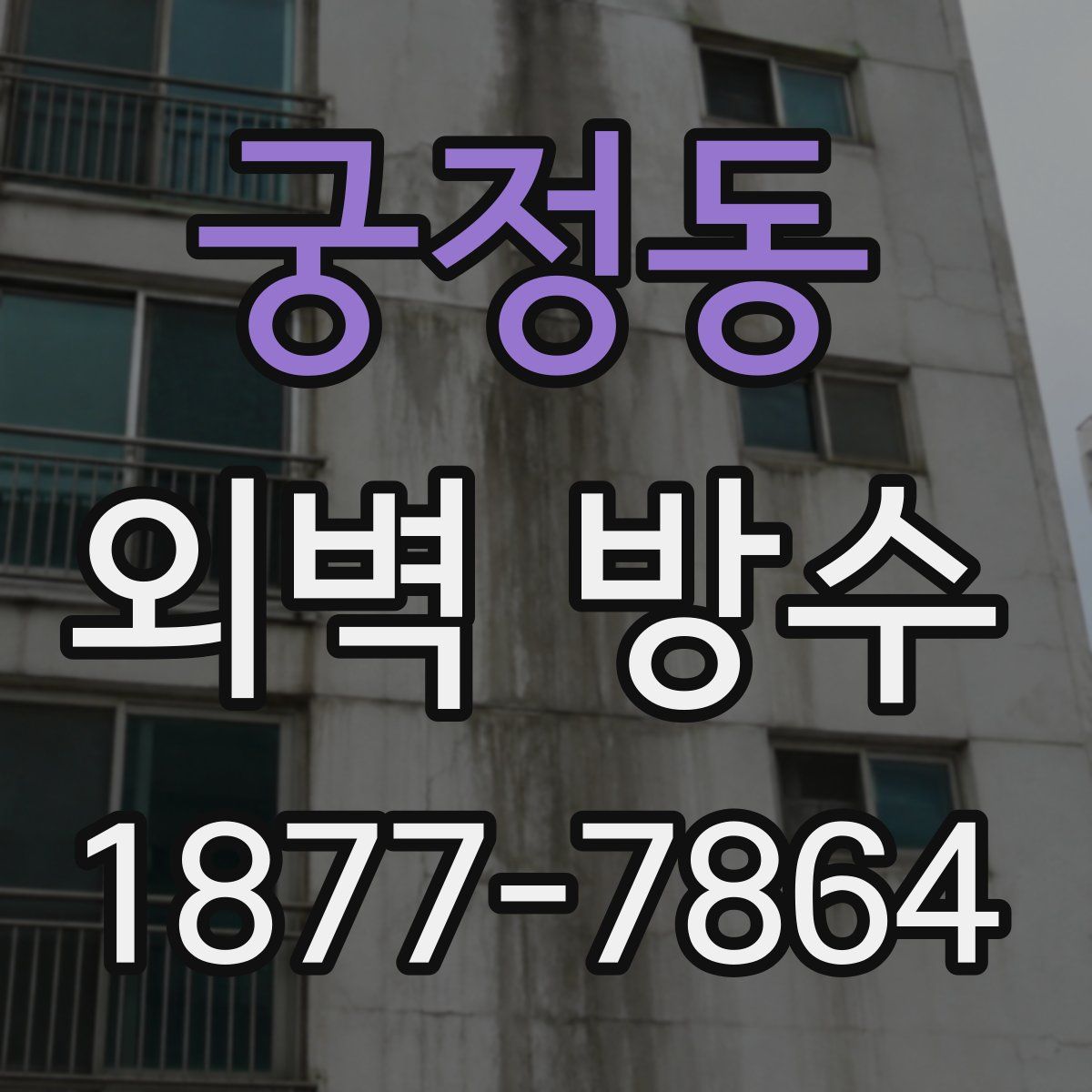 궁정동 외벽 방수