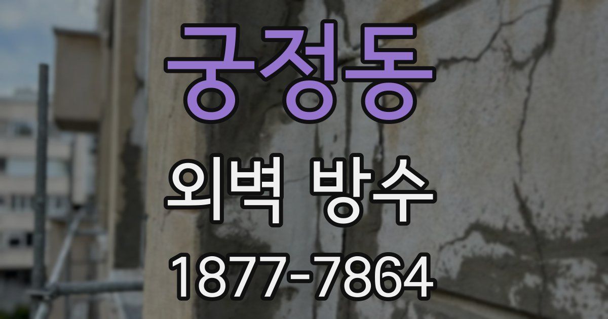 궁정동 외벽 방수