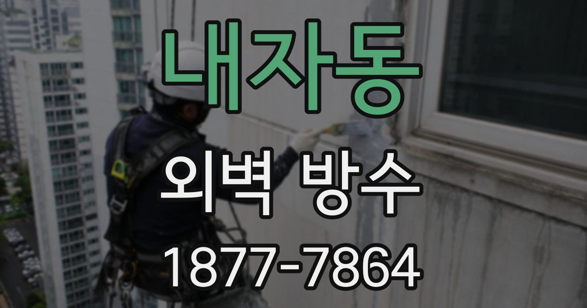 내자동 외벽 방수