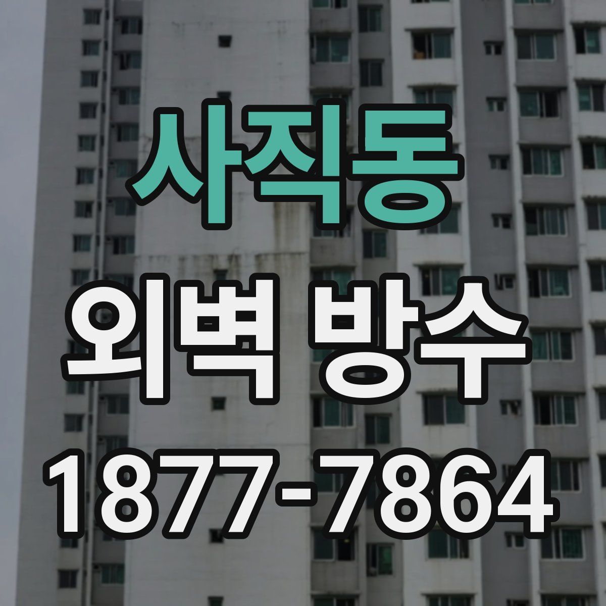 사직동 외벽 방수