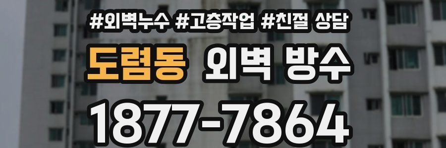 도렴동 외벽 방수