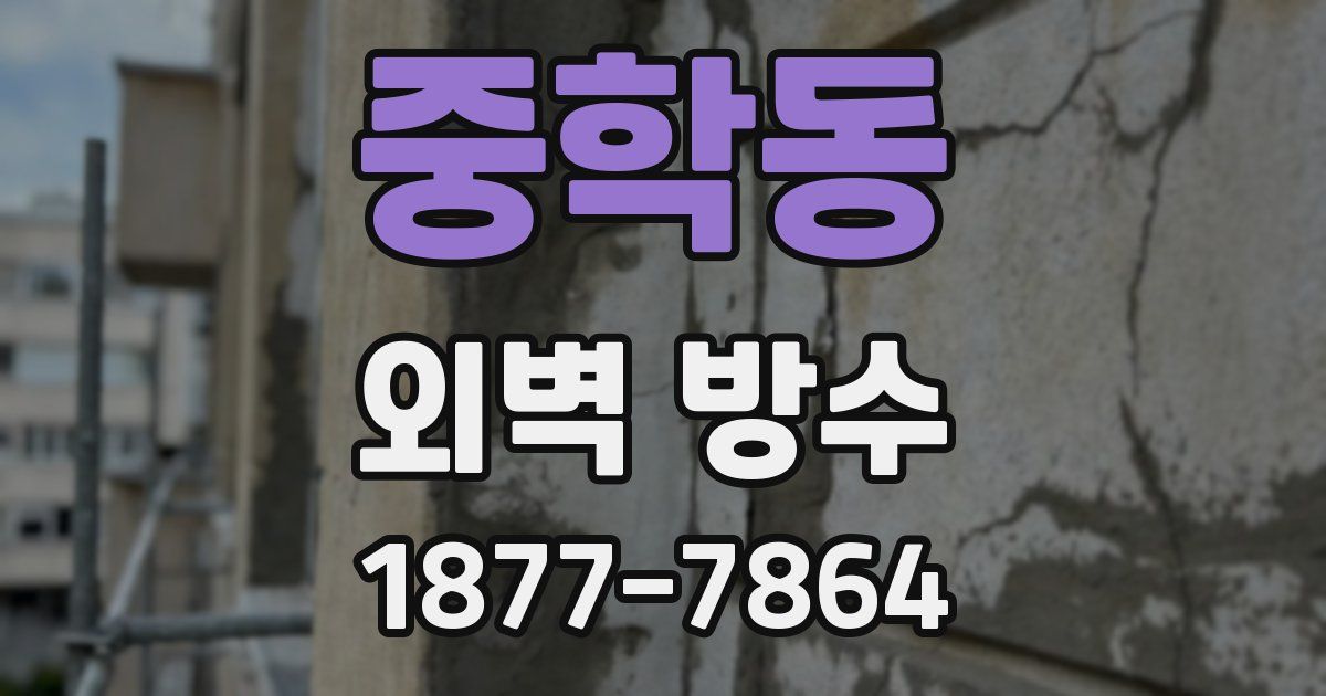 중학동 외벽 방수