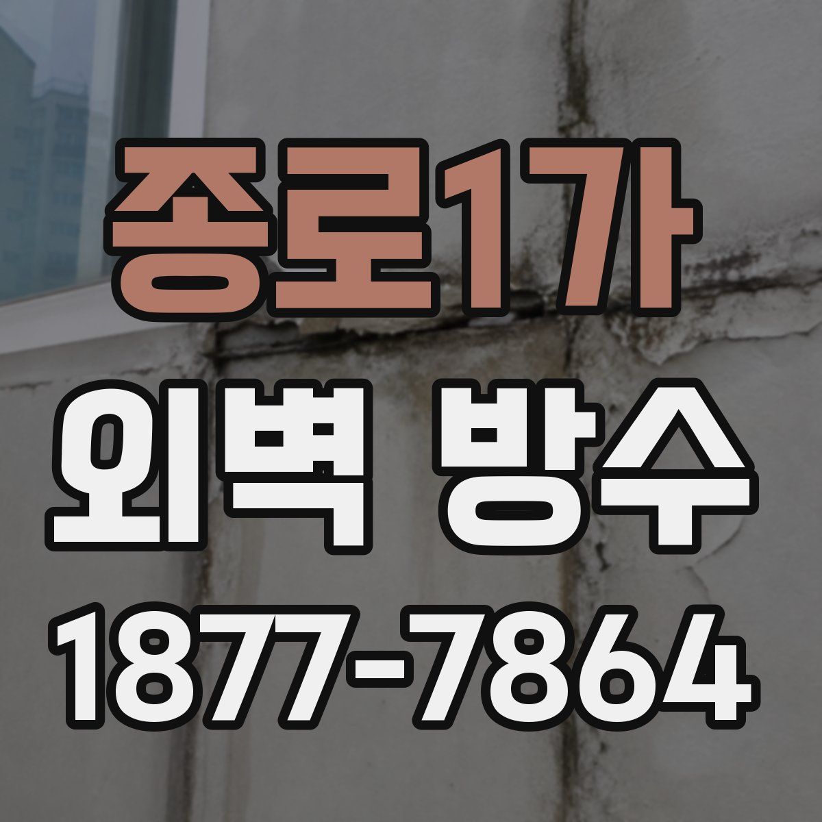 종로1가 외벽 방수