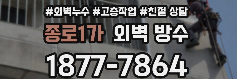 종로1가 외벽 방수