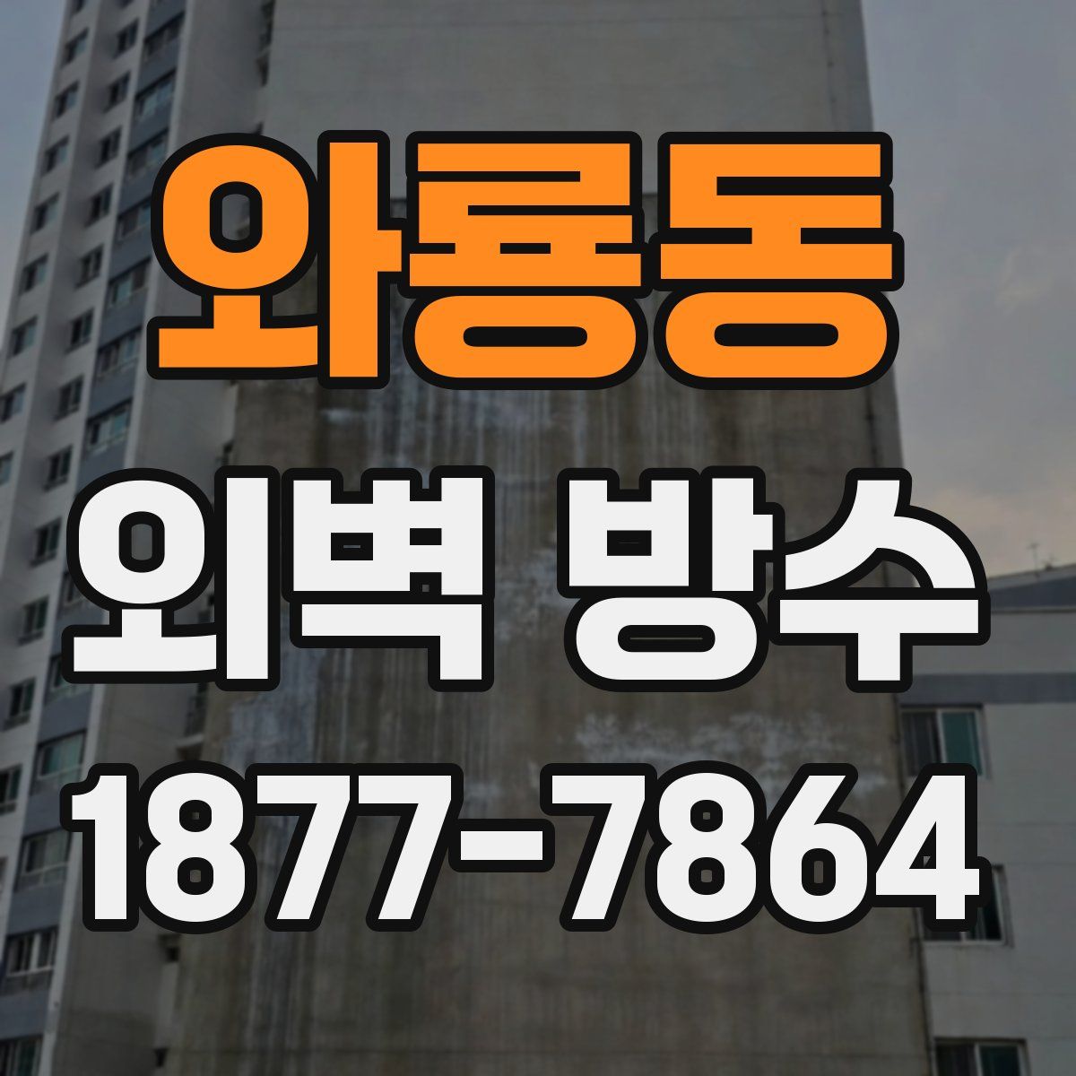 와룡동 외벽 방수
