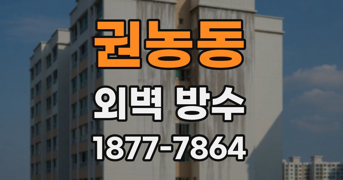 권농동 외벽 방수