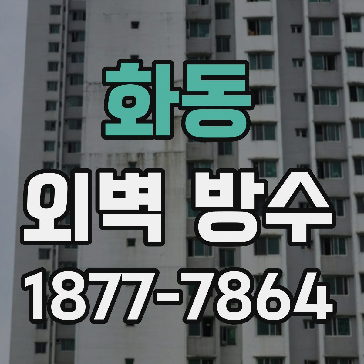 화동 외벽 방수