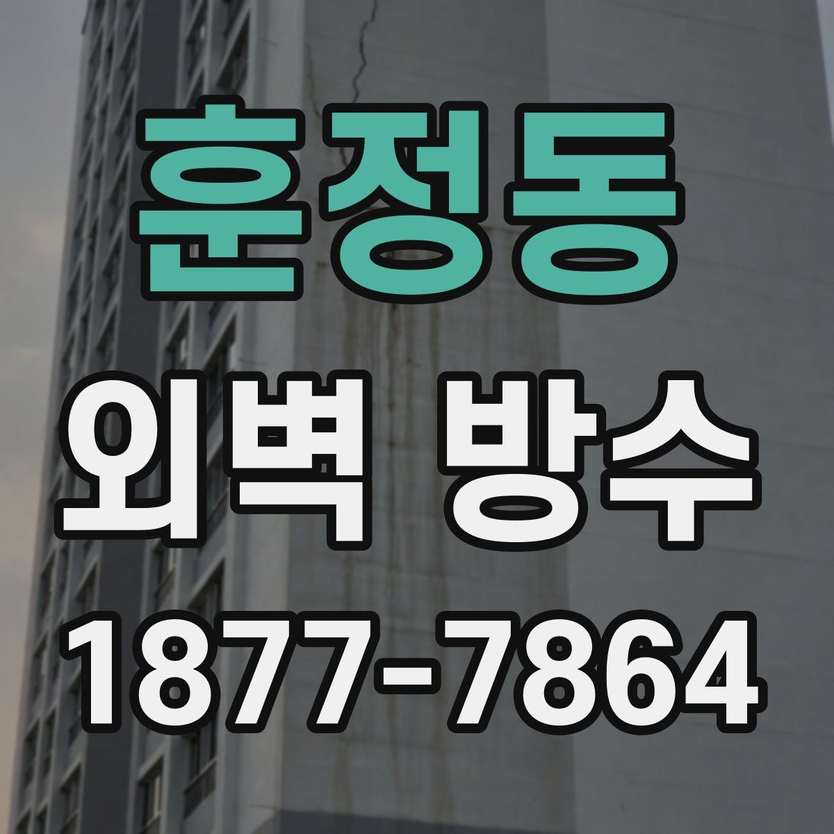 훈정동 외벽 방수