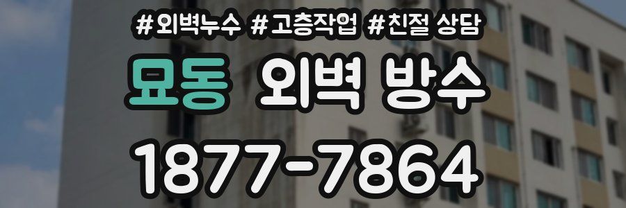 묘동 외벽 방수