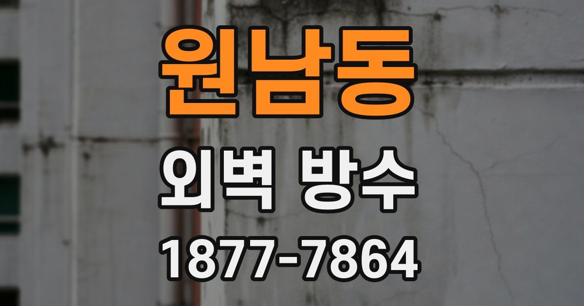 원남동 외벽 방수