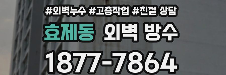 효제동 외벽 방수