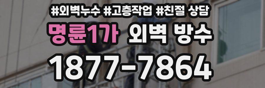 명륜1가 외벽 방수