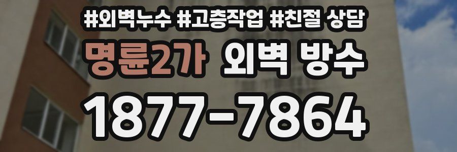 명륜2가 외벽 방수