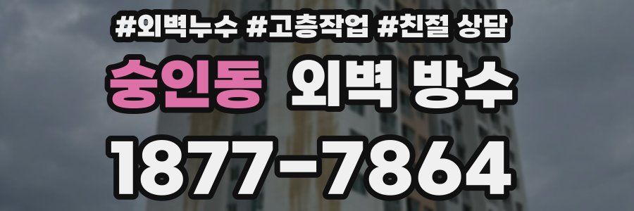 숭인동 외벽 방수