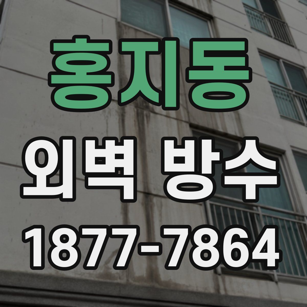 홍지동 외벽 방수