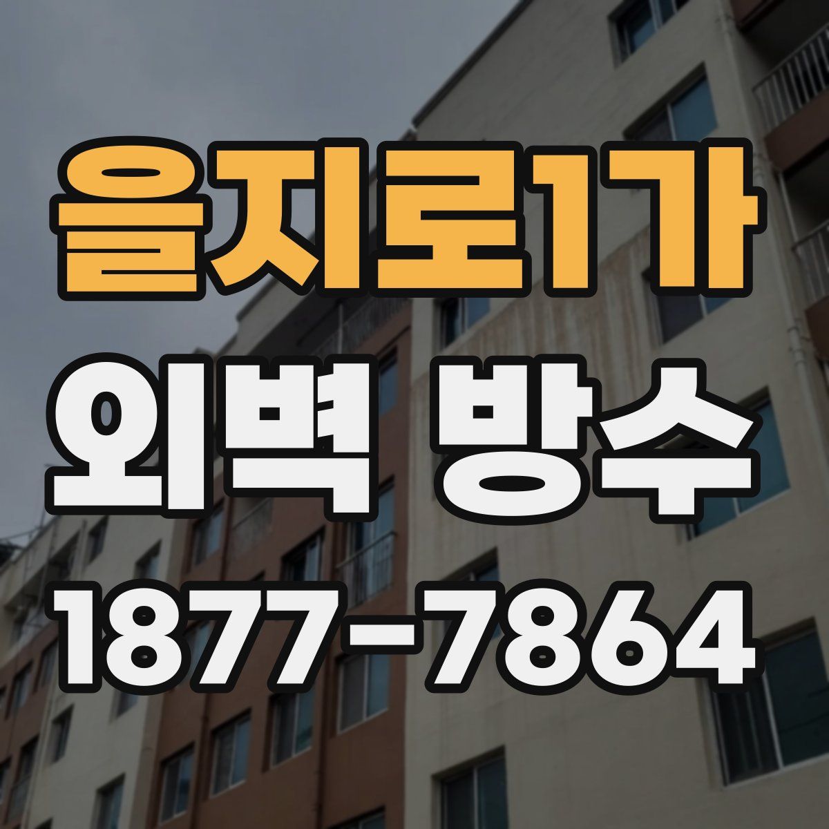 을지로1가 외벽 방수